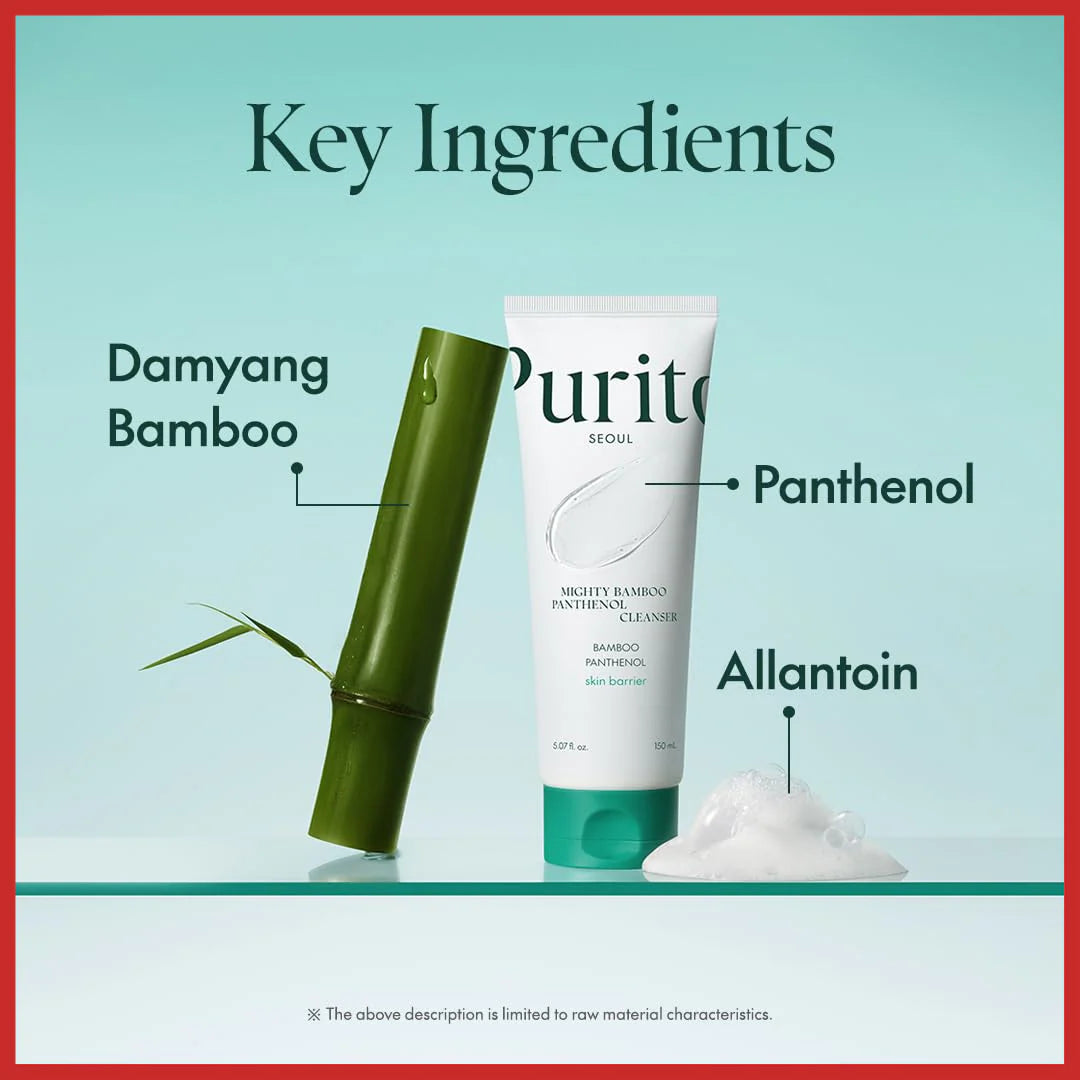 Mighty Bamboo Panthenol Cleanser 150ml - reinigt & hydrateert zonder irritatie