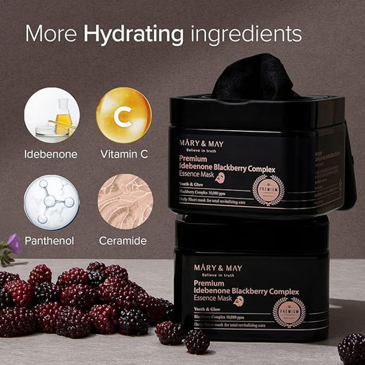 Premium Idebenone Blackberry Complex Essence Mask (20st)