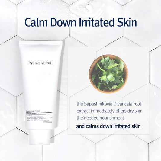 Cleansing Foam – reinigt diep & kalmeert de huid (150ml)