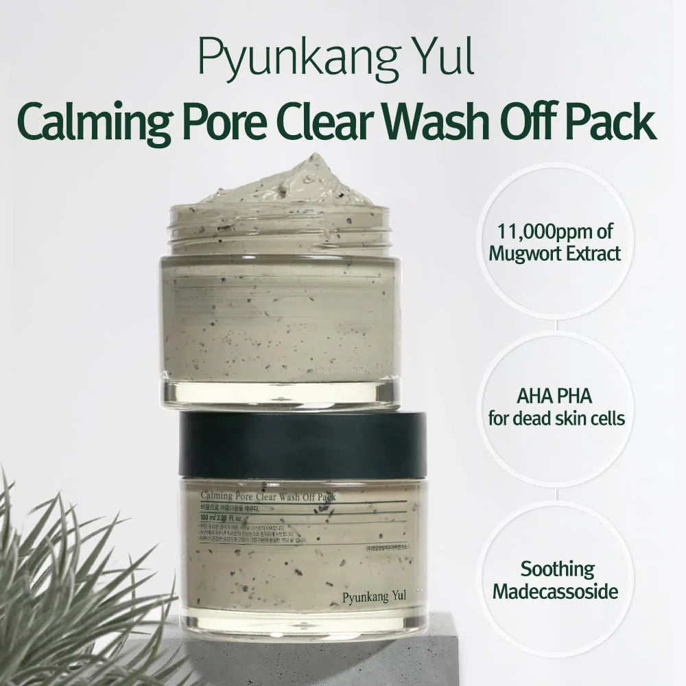 Calming Pore Clear Wash Off Pack – zuivert & kalmeert gevoelige huid (100ml)