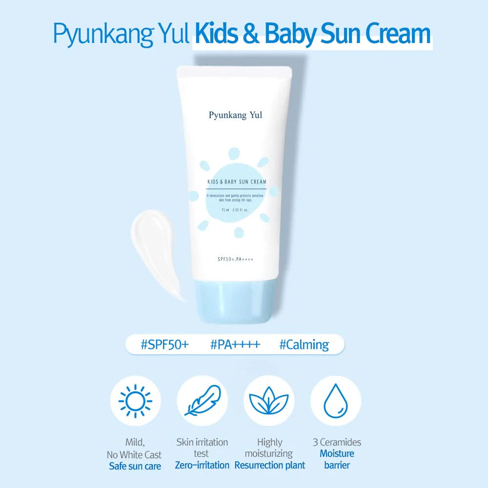 Kids & Baby Moisture Sun Cream 150ml – SPF50+ & hydratatie