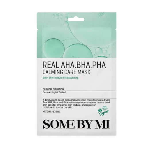 Real AHA BHA PHA Calming Care Mask – Vegan & Exfoliërend