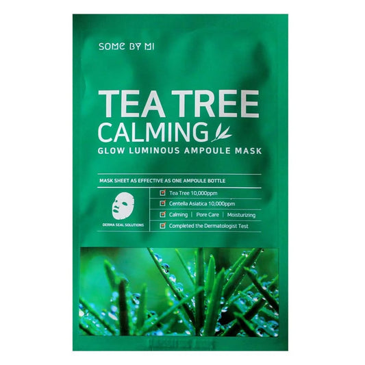Tea Tree Calming Glow Luminous Ampoule Mask – Kalmerend & Glow-Boostend