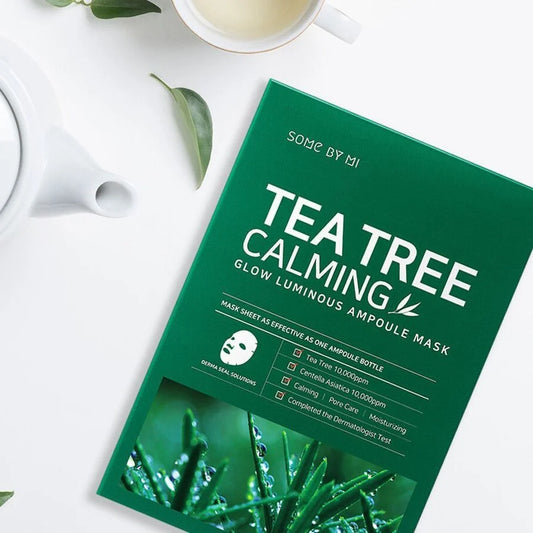 Tea Tree Calming Glow Luminous Ampoule Mask – Kalmerend & Glow-Boostend