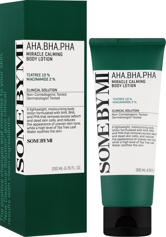 AHA BHA PHA Miracle Calming Body Lotion - Huidtextuur Reset