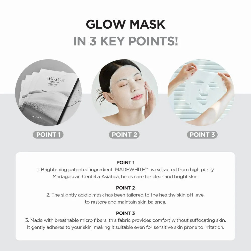 Madagascar Centella Tone Brightening Glow Mask 25ml - pigmentvlekken