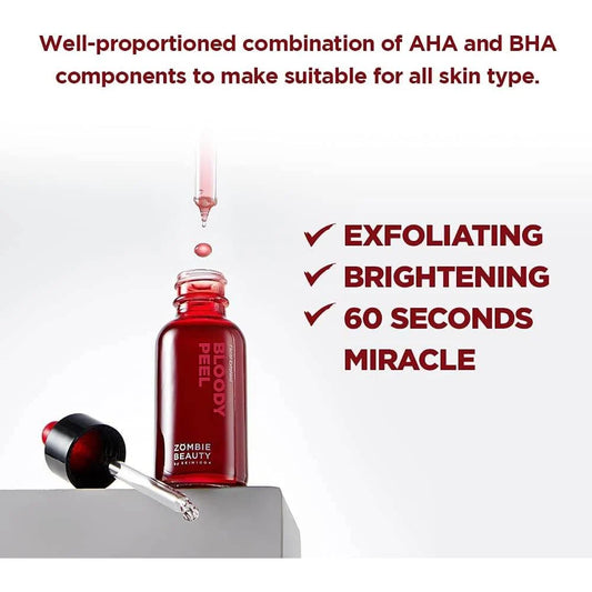 ZOMBIE BEAUTY Bloody Peel 30ml - 60 seconden formule
