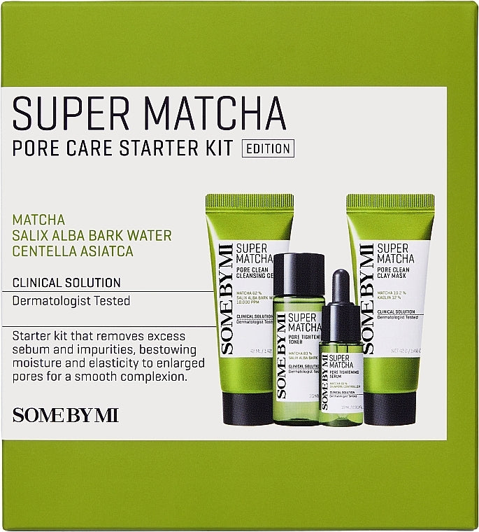 Super Matcha Pore Care Starter Kit – Poriënverfijnende Routine
