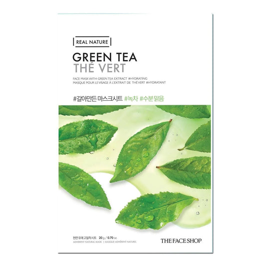 Real Nature Green Tea Mask – Kalmerend Sheetmasker