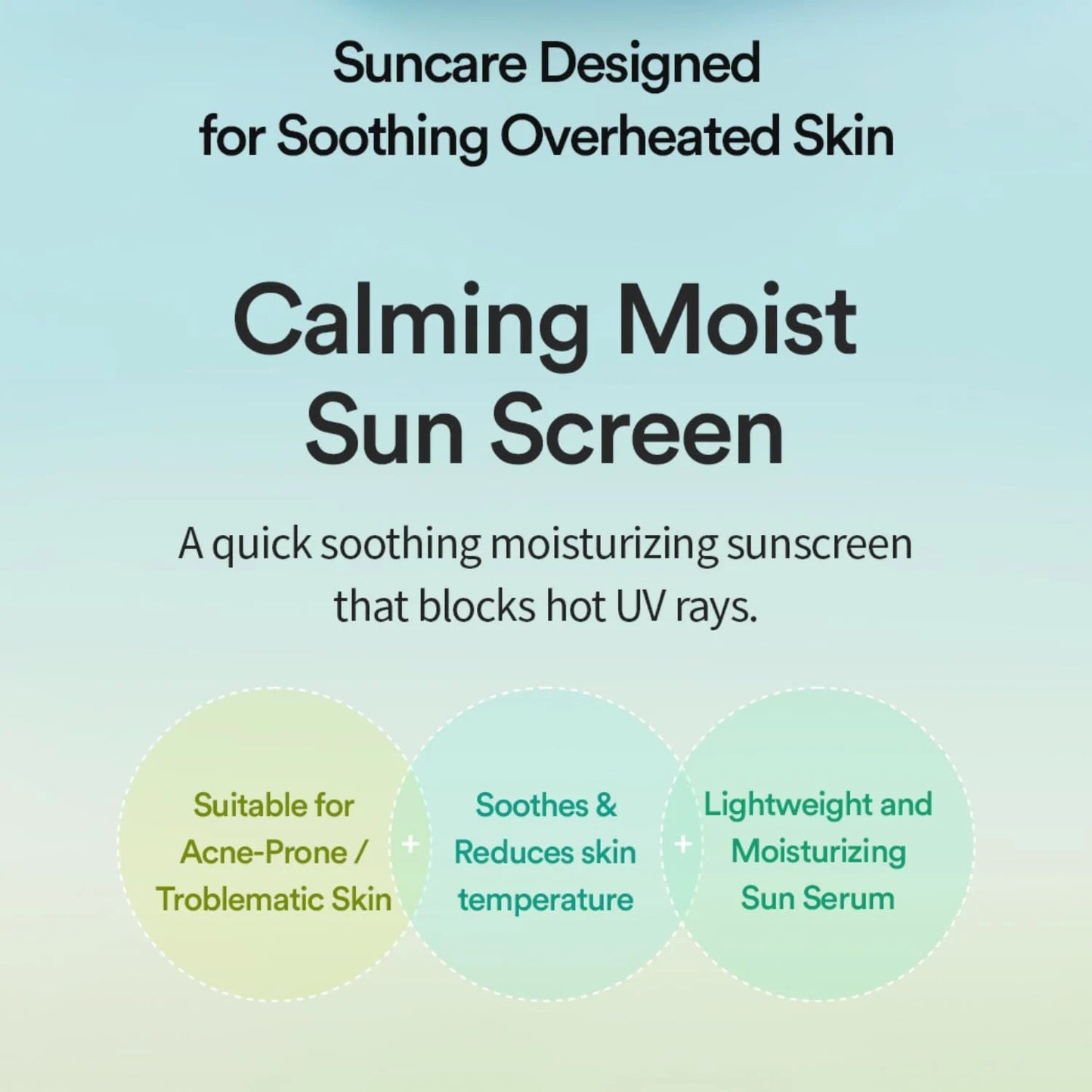 Cica Calming Sun Serum 50ml SPF50+ PA++++ Vegan Zonnebescherming
