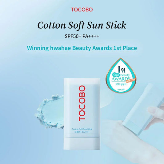 Cotton Soft Sun Stick SPF50+ PA++++ 19 g – Vegan Zonnebescherming
