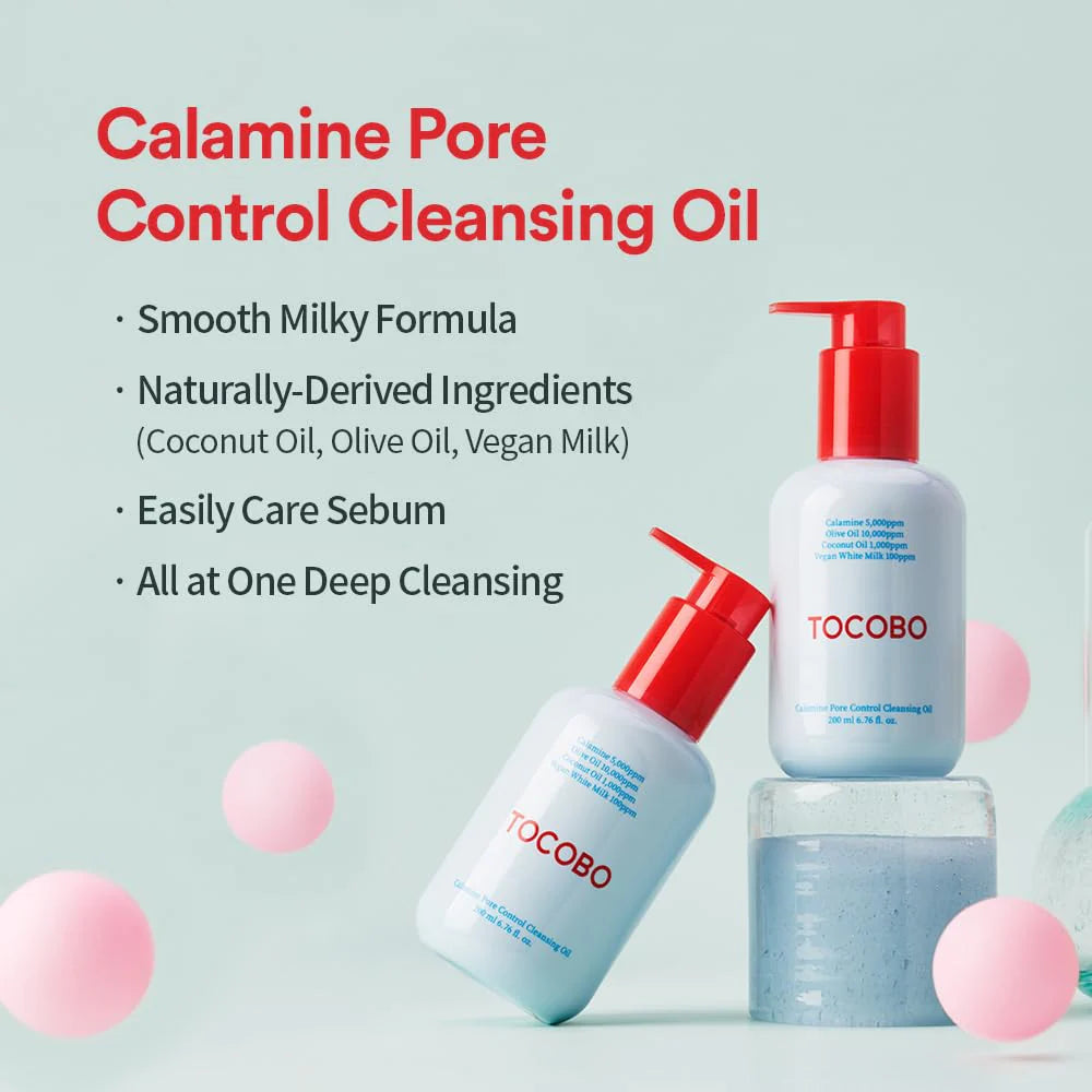 Calamine pore Control Cleansing Oil 200ml – Vegan Reinigingsolie