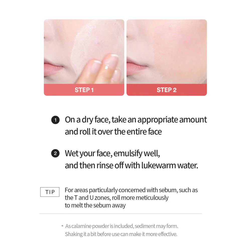 Calamine pore Control Cleansing Oil 20ml | absobeert talg