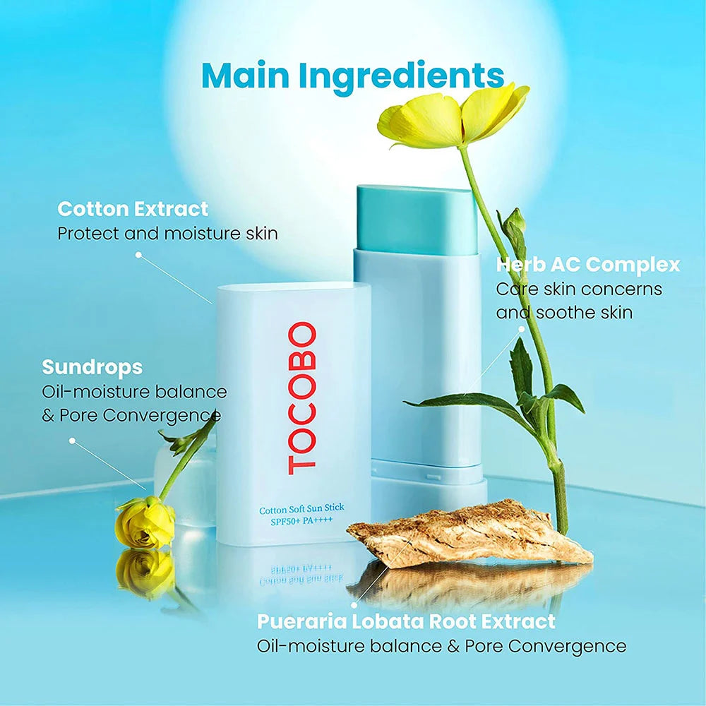Cotton Soft Sun Stick SPF50+ PA++++ 19 g – Vegan Zonnebescherming