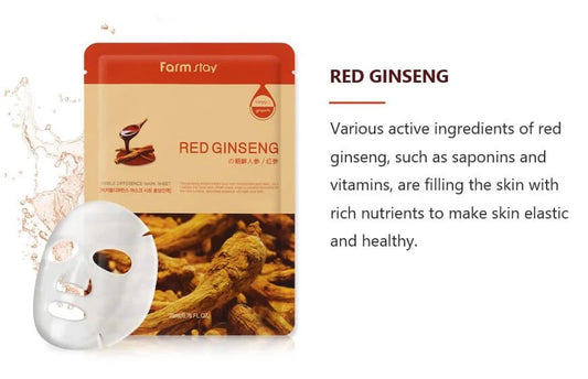 Red Ginseng Mask – Versterkend & Voedend Sheet Mask