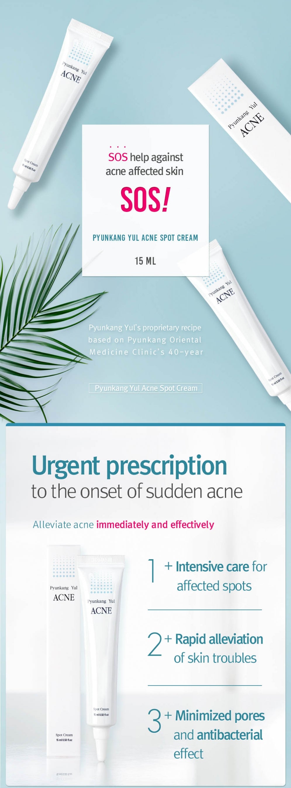 ACNE Spot Cream – kalmeert puistjes binnen 12 uur (15ml)
