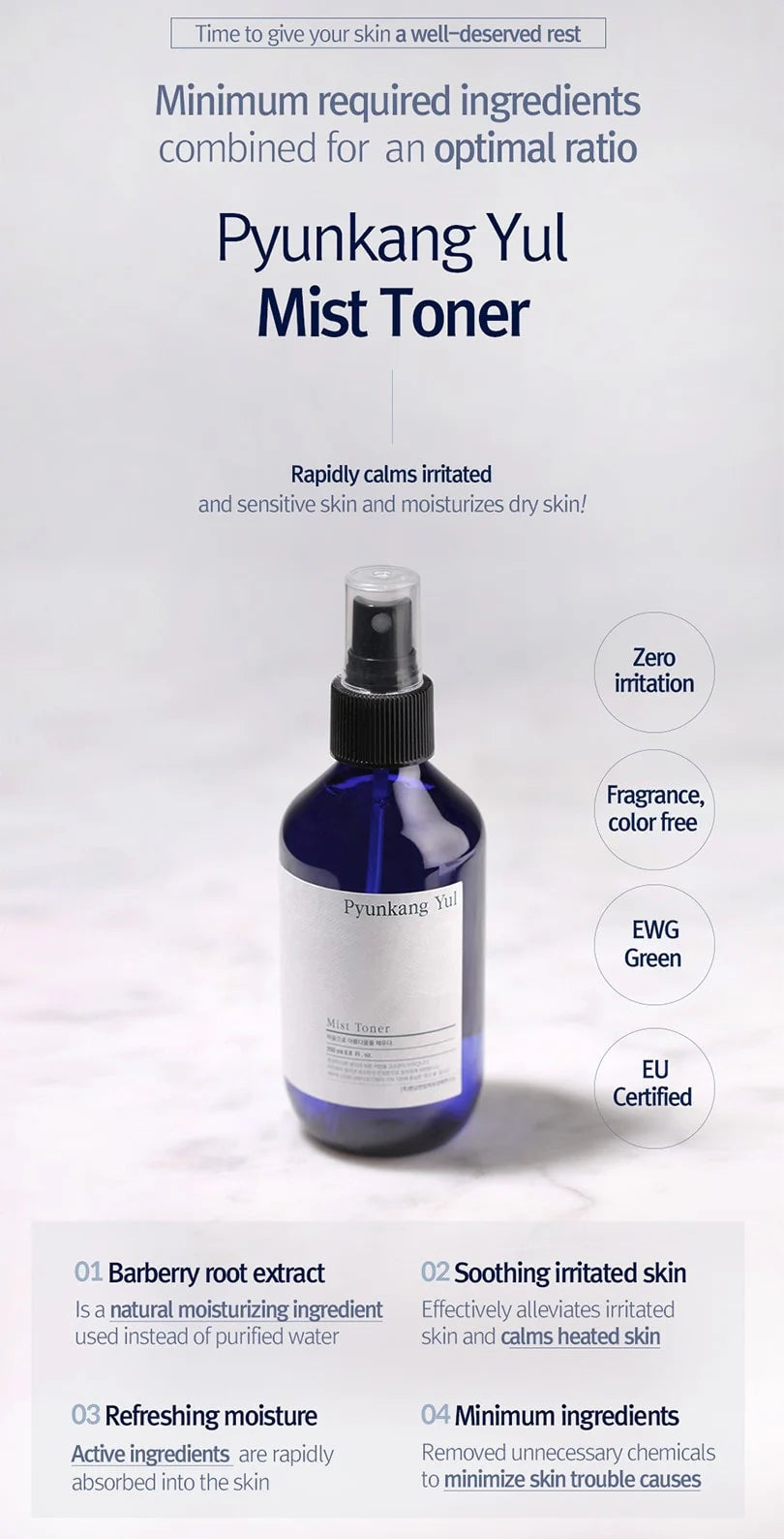 Mist Toner 100ml – kalmeert & hydrateert direct