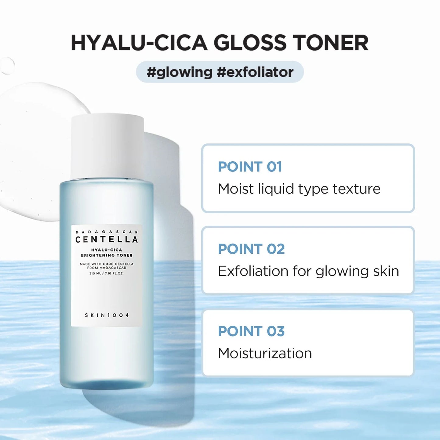 Madagascar Centella Hyalu-Cica Brightening Toner 210ml