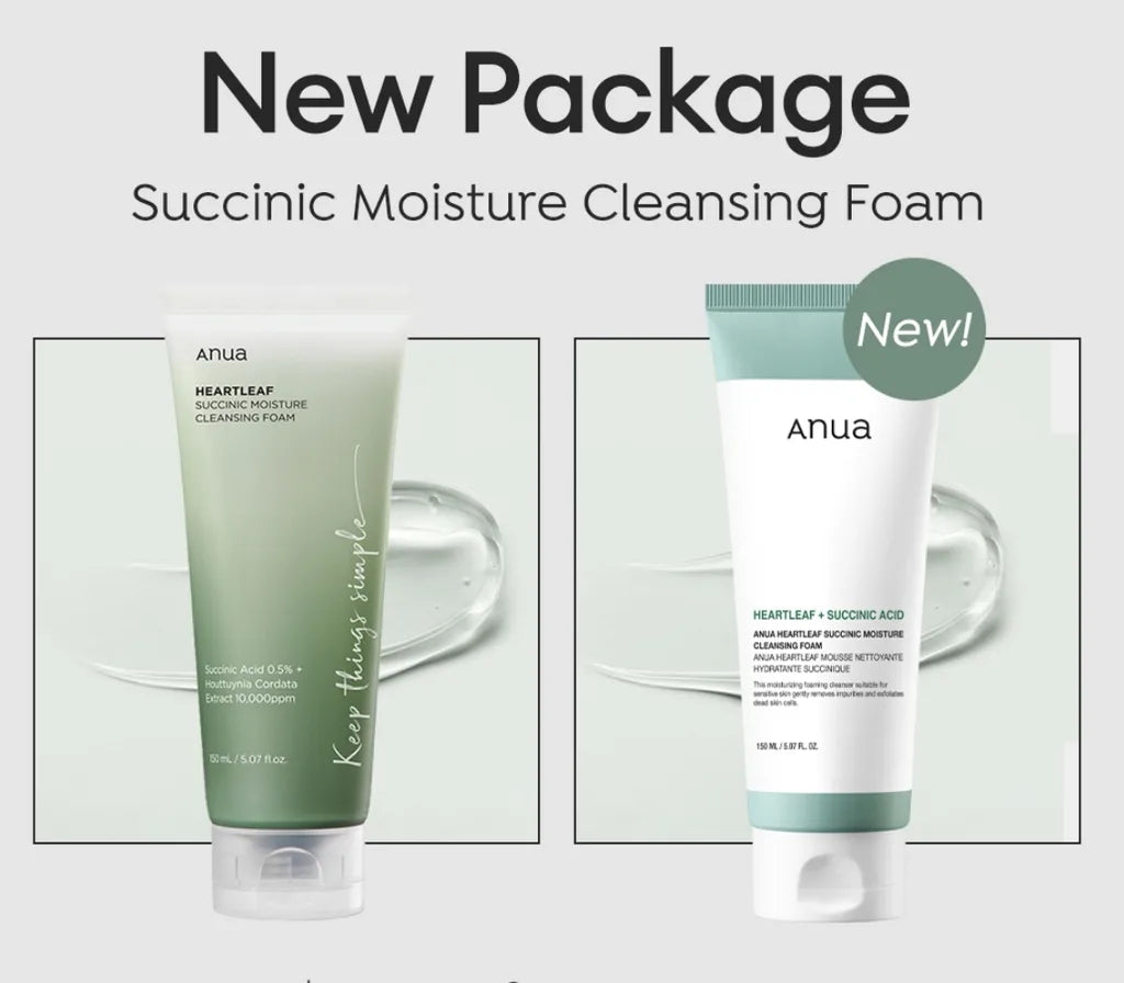 Heartleaf Succinic Moisture Cleansing Foam 150m [Renew]