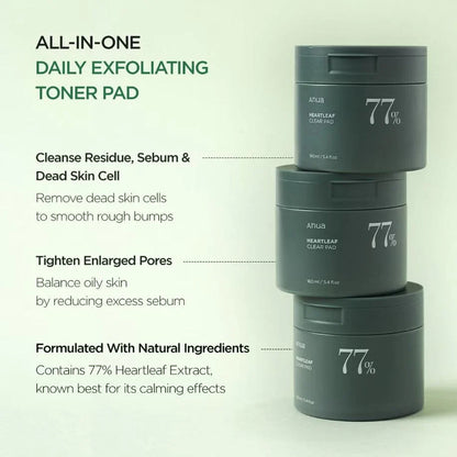 Heartleaf 77% Toner Pad 160ml