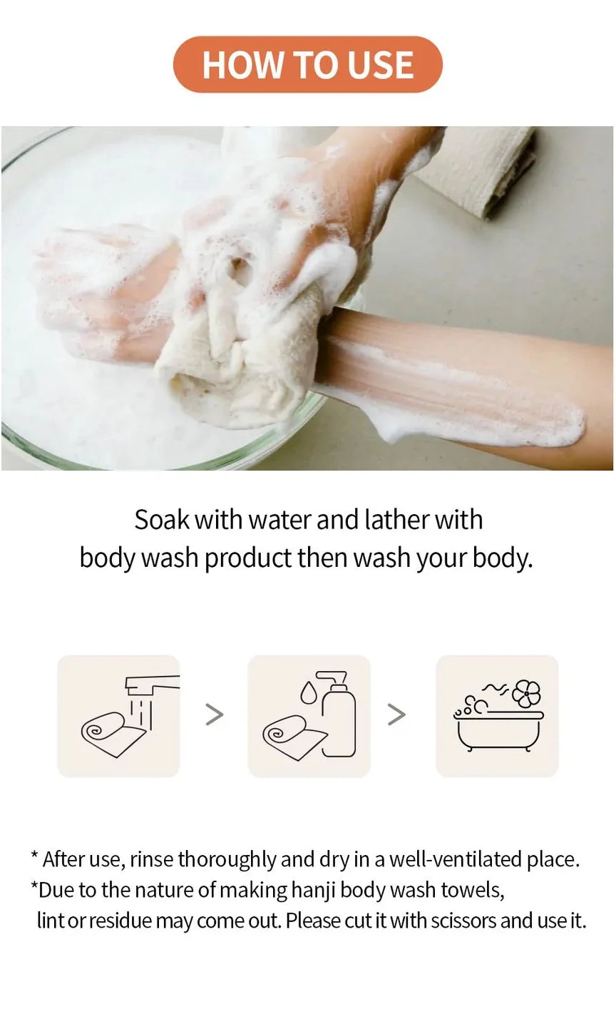 Hanji Body Wash Towel