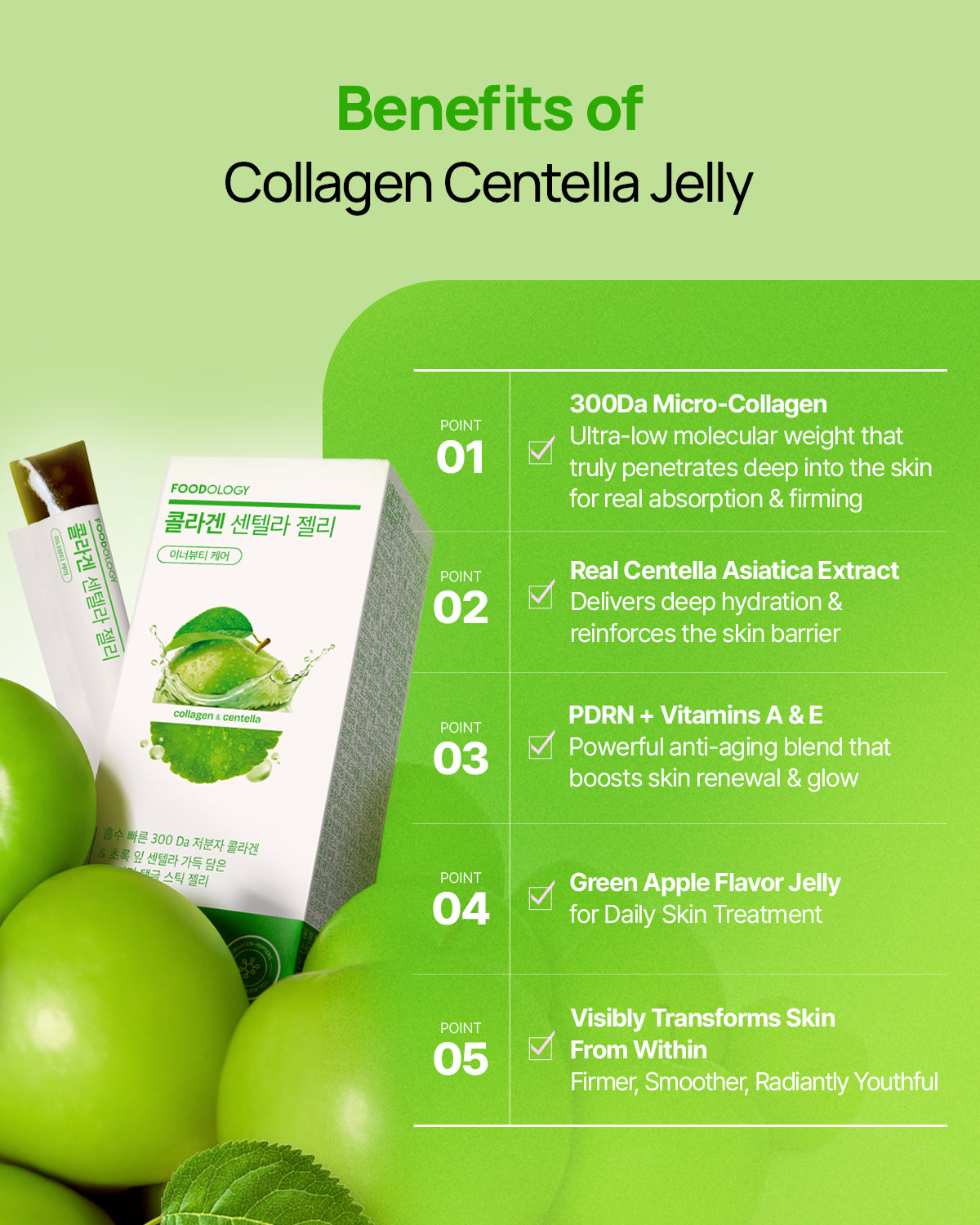 Collagen Centella Jelly - Glow Shot (10 stuks)