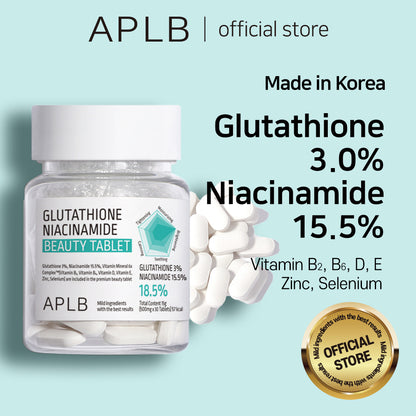 Glutathione Niacinamide Beauty Tablet - Pigment & Herstel