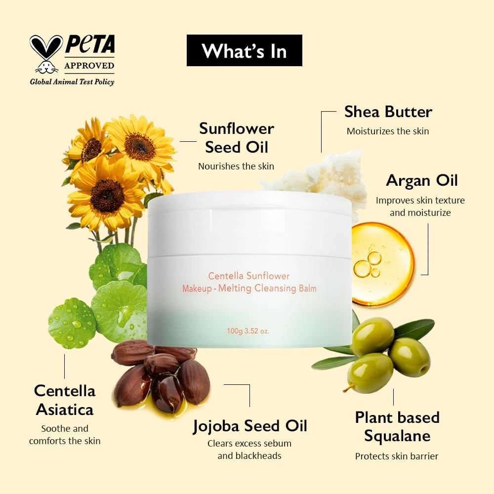 Centella Sunflower Makeup Melting Cleansing Balm 100g
