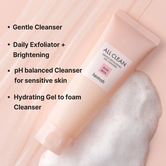 All Clean Gentle Exfoliating Gel Cleanser 130ml - Diepe Reiniging
