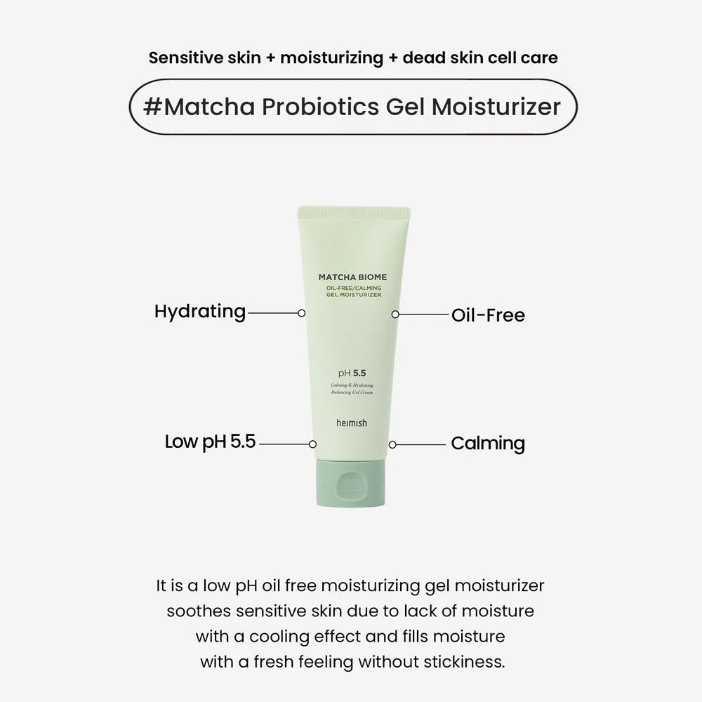Matcha Biome Oil-Free Calming Gel Moisturizer 100ml - Barrière herstel