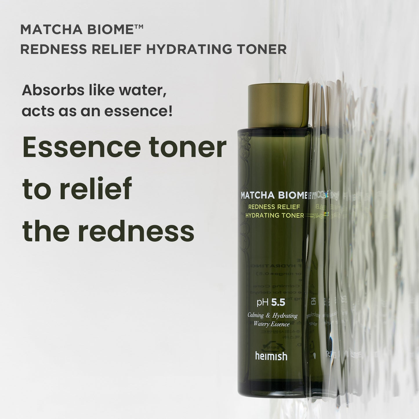 Matcha Biome Redness Relief Hydrating Toner 150ml - Roodheid relief
