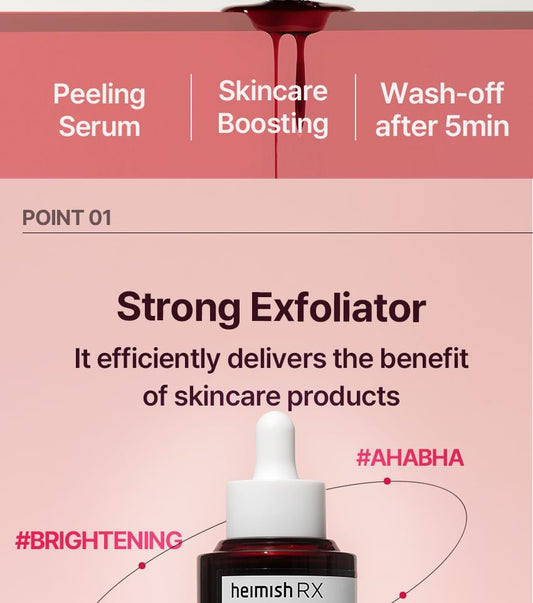 RX AHA BHA Peeling Serum 35ml - Huidtextuur verfijning