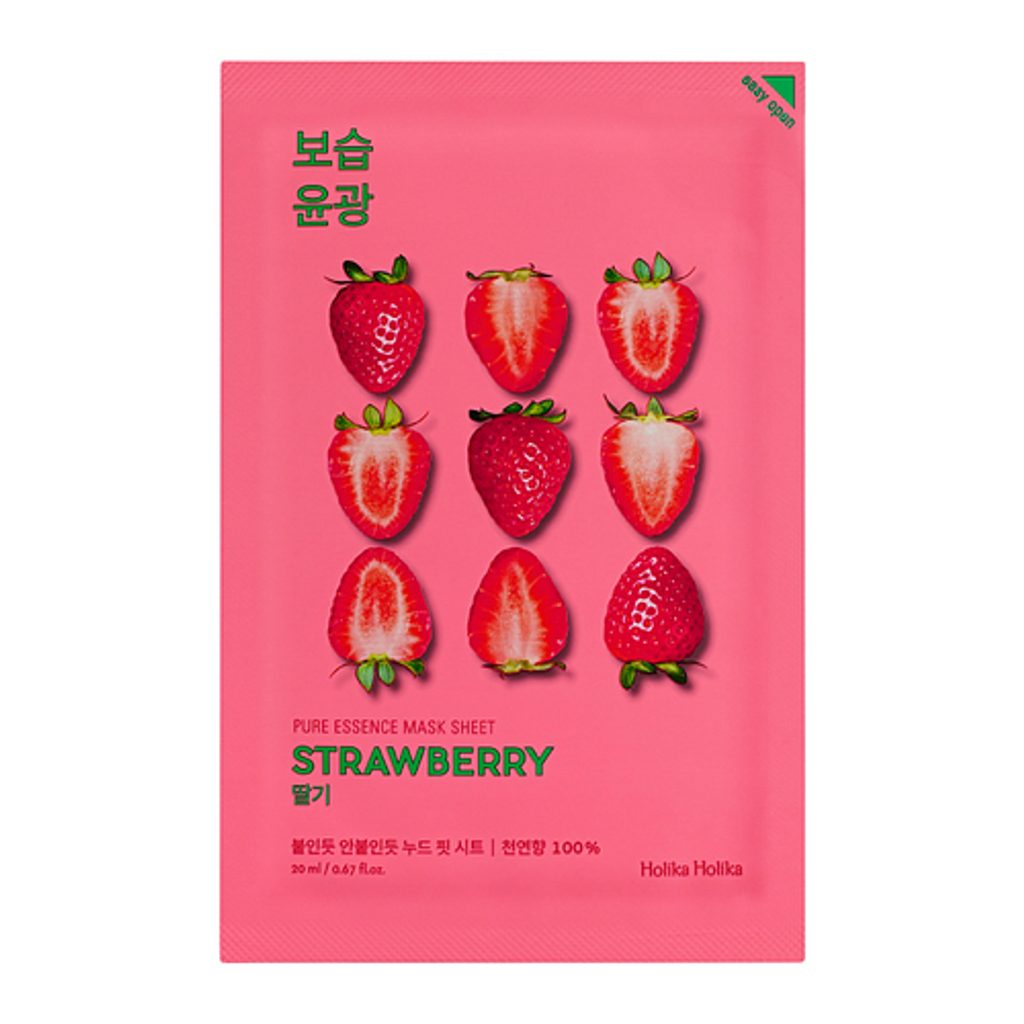 Pure Essence Mask Sheet Strawberry 20ml
