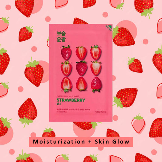 Pure Essence Mask Sheet Strawberry 20ml