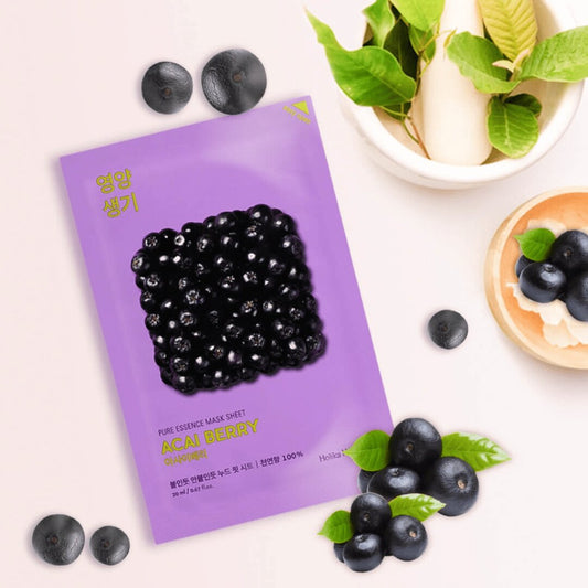 Pure Essence Mask Sheet Acai Berry 20ml