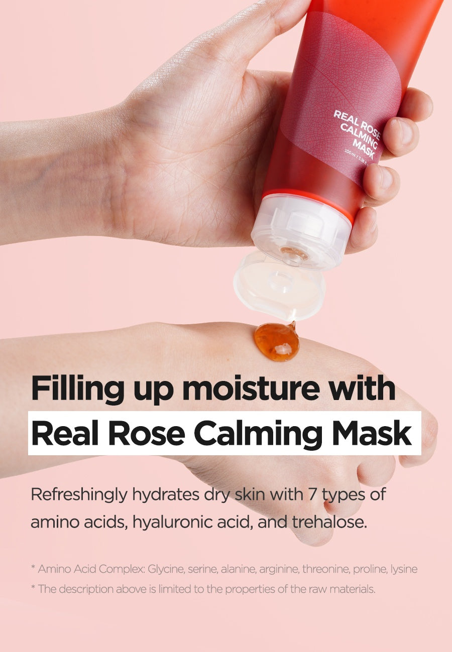Real Rose Calming Mask – Verzachtend & Hydraterend 100ml