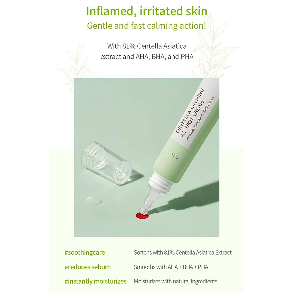 Centella AC Spot Cream – Kalmerende Crème tegen Puistjes 20ml