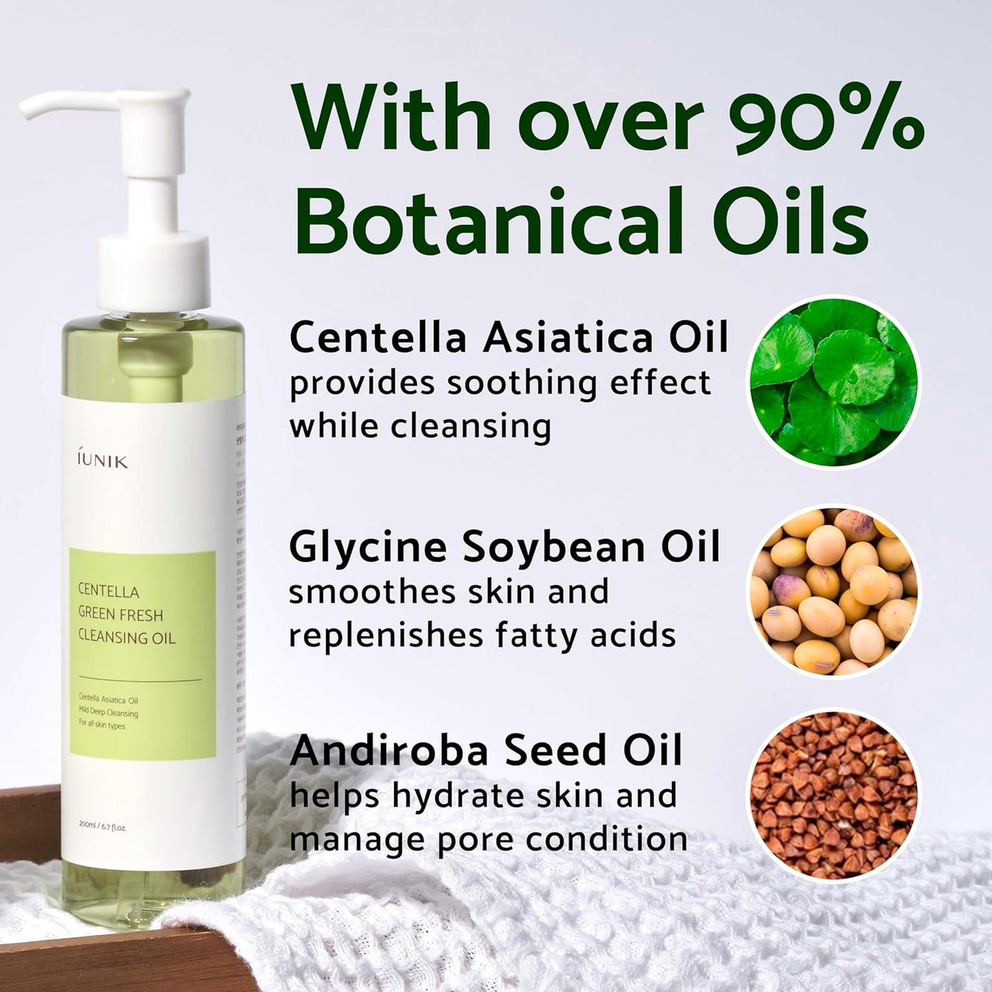 Centella Green Fresh Cleansing Oil – Kalmerende Reiniging 200ml