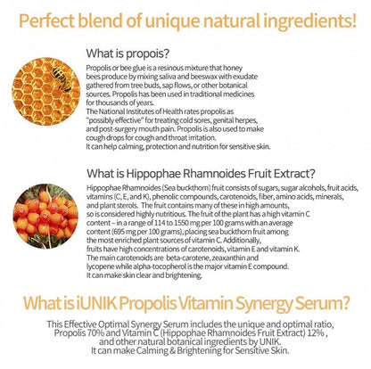 Propolis Vitamin Serum – Herstel & Glans met Propolis & Vitamine C 50ml