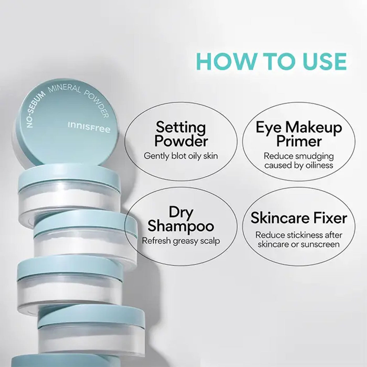 No-Sebum Mineral Powder – Matte Finish & Oliecontrole 5g