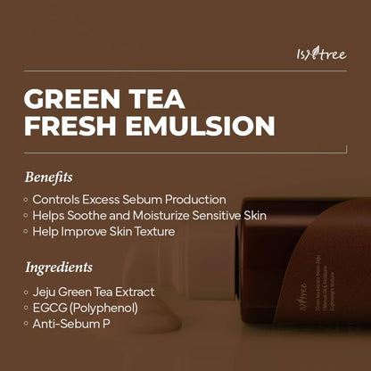Green Tea Fresh Emulsion – Lichtgewicht Hydratatie 120ml  2. SEO-titel (zoekwoordenrijk, max 70 tekens):