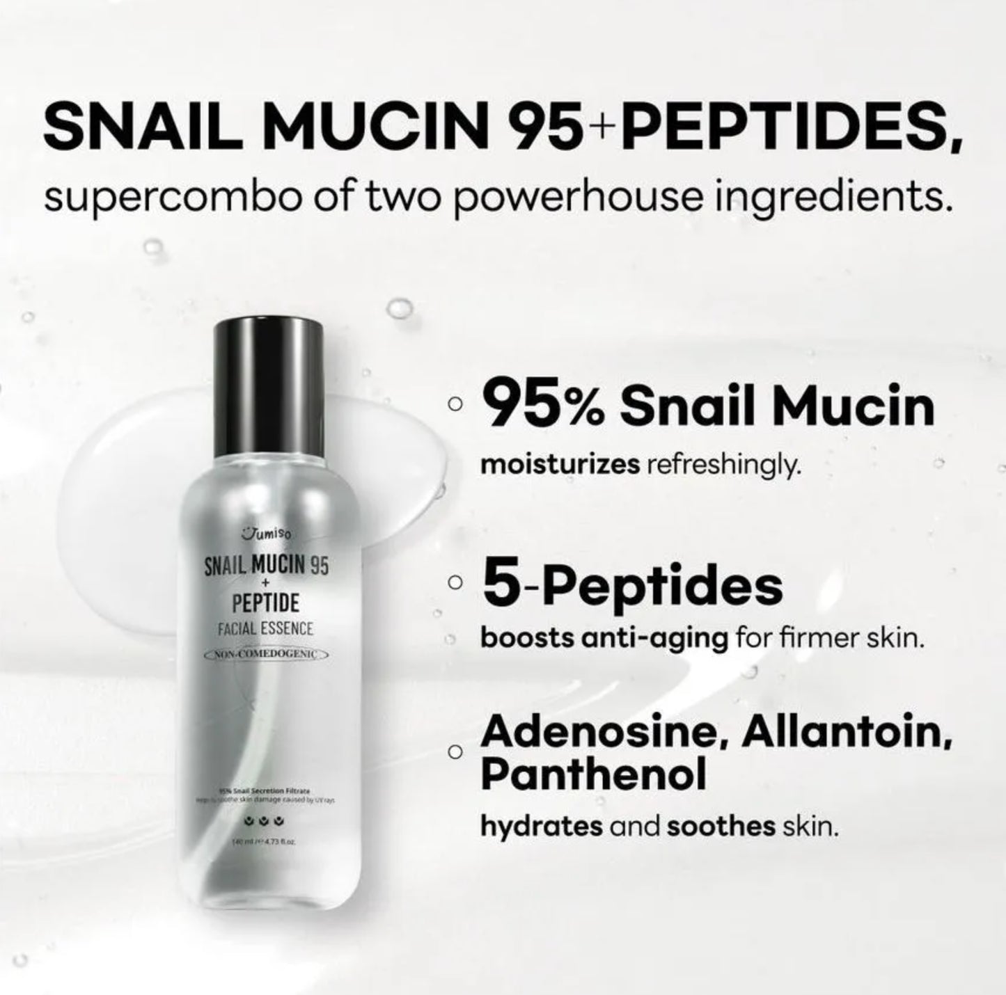Snail Mucin 95 + Peptide Essence 50ml