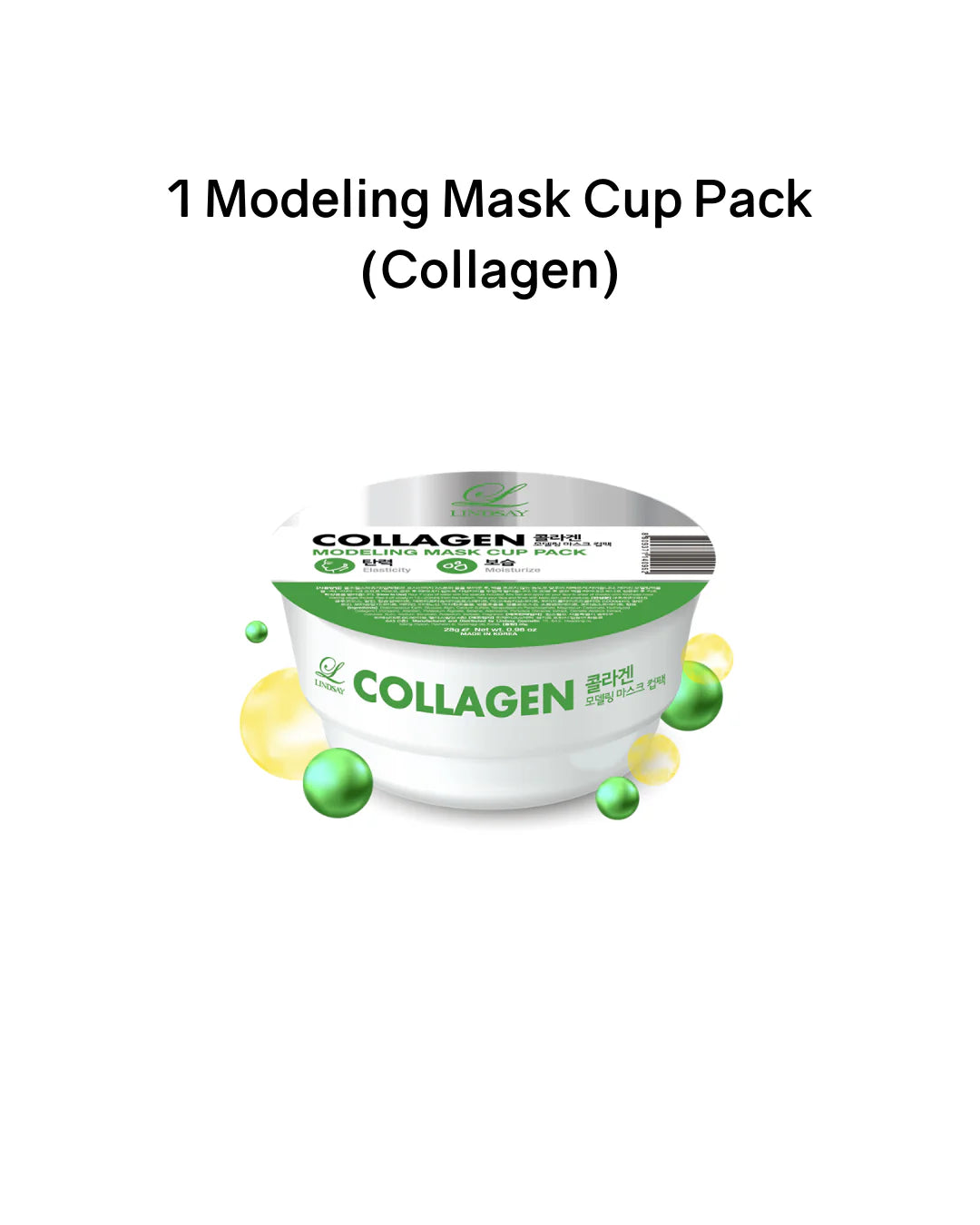 Modeling Mask Cup Pack Collagen 28g