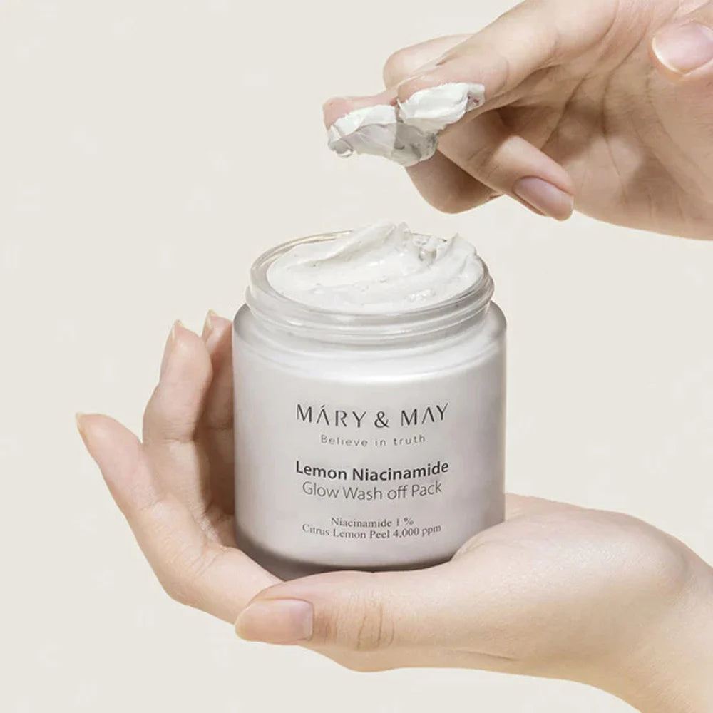 Lemon Niacinamide Glow Wash off Pack 125g met citroen & niacinamide