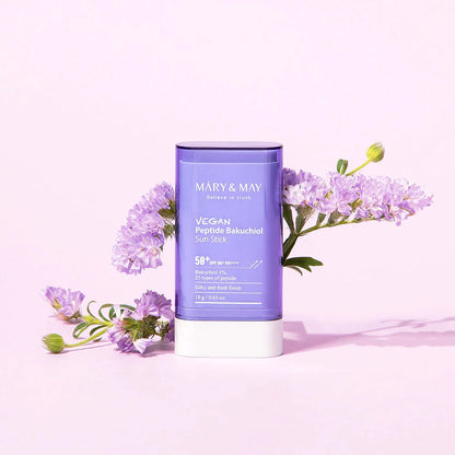 Vegan Peptide Bakuchiol Sun Stick SPF50+ PA++++ 18g beschermt & verstevigt