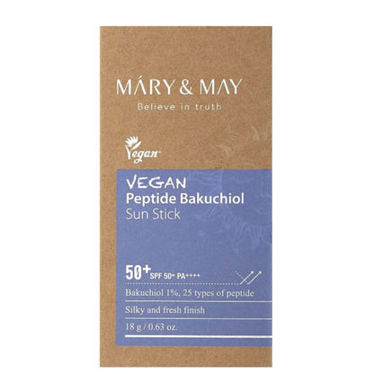Vegan Peptide Bakuchiol Sun Stick SPF50+ PA++++ 18g beschermt & verstevigt