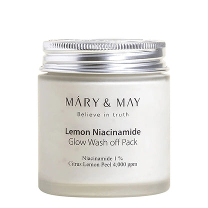 Lemon Niacinamide Glow Wash off Pack 125g met citroen & niacinamide