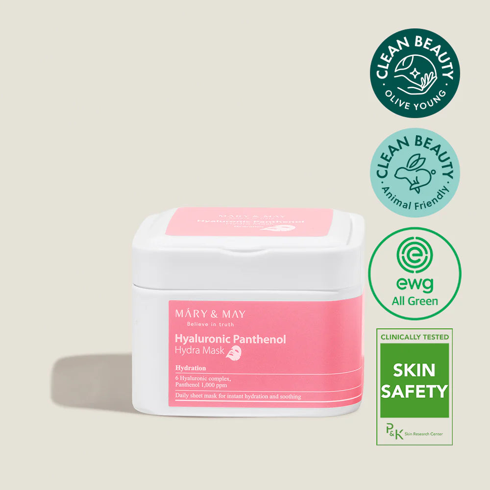 Hydra Mask – met hyaluron & panthenol (30 stuks)