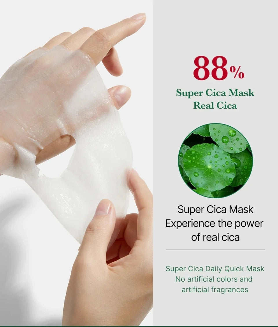 Super Cica Daily Quick Mask (30 stuks)