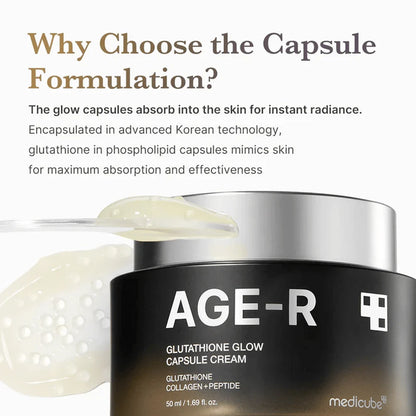 Medicube AGE-R Glow Cream – verheldert & verstevigt de huid (50ml)